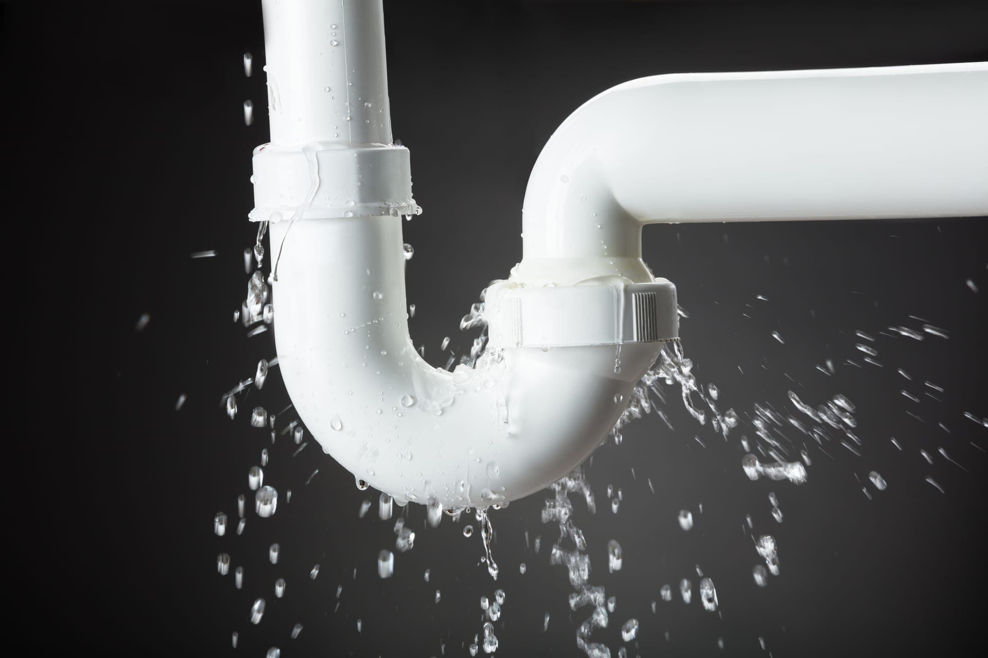Under-sink drain trap and connected piping